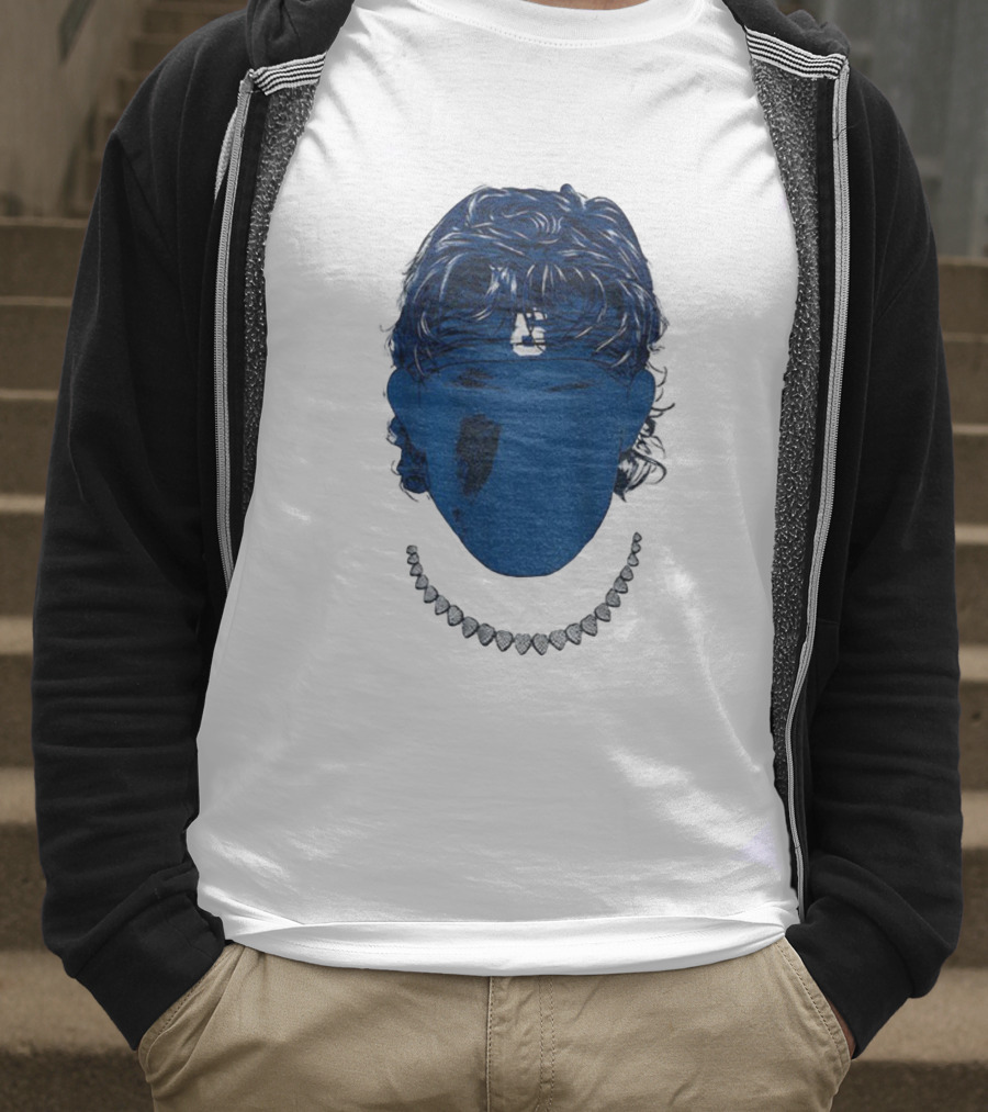 Jaxson Dart Blue Face New York Giants NFL Football 2025 T-Shirt