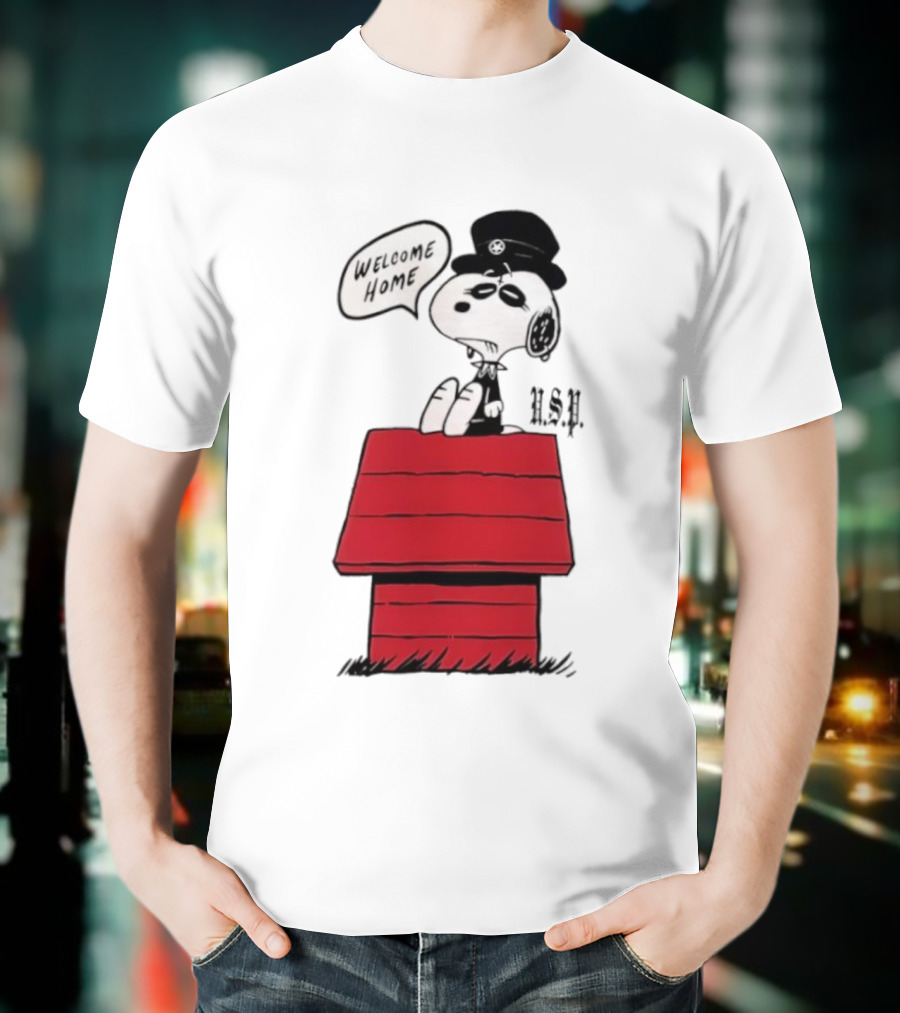 Welcome Home Snoopy Houston Peanuts Collaboration T-Shirt