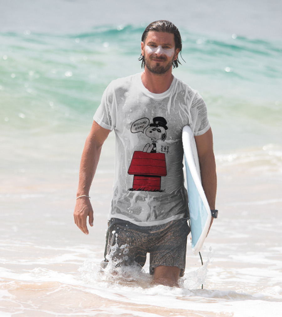 Welcome Home Snoopy Houston Peanuts Collaboration T-Shirt