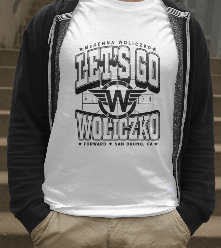 Let's Go McKenna Woliczko San Bruno California T-Shirt
