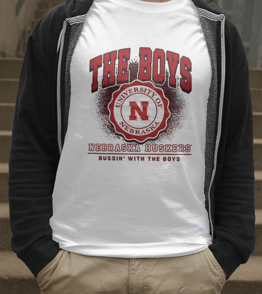 The Boys University Of Nebraska Huskers Bussin' With The Boys T-Shirt