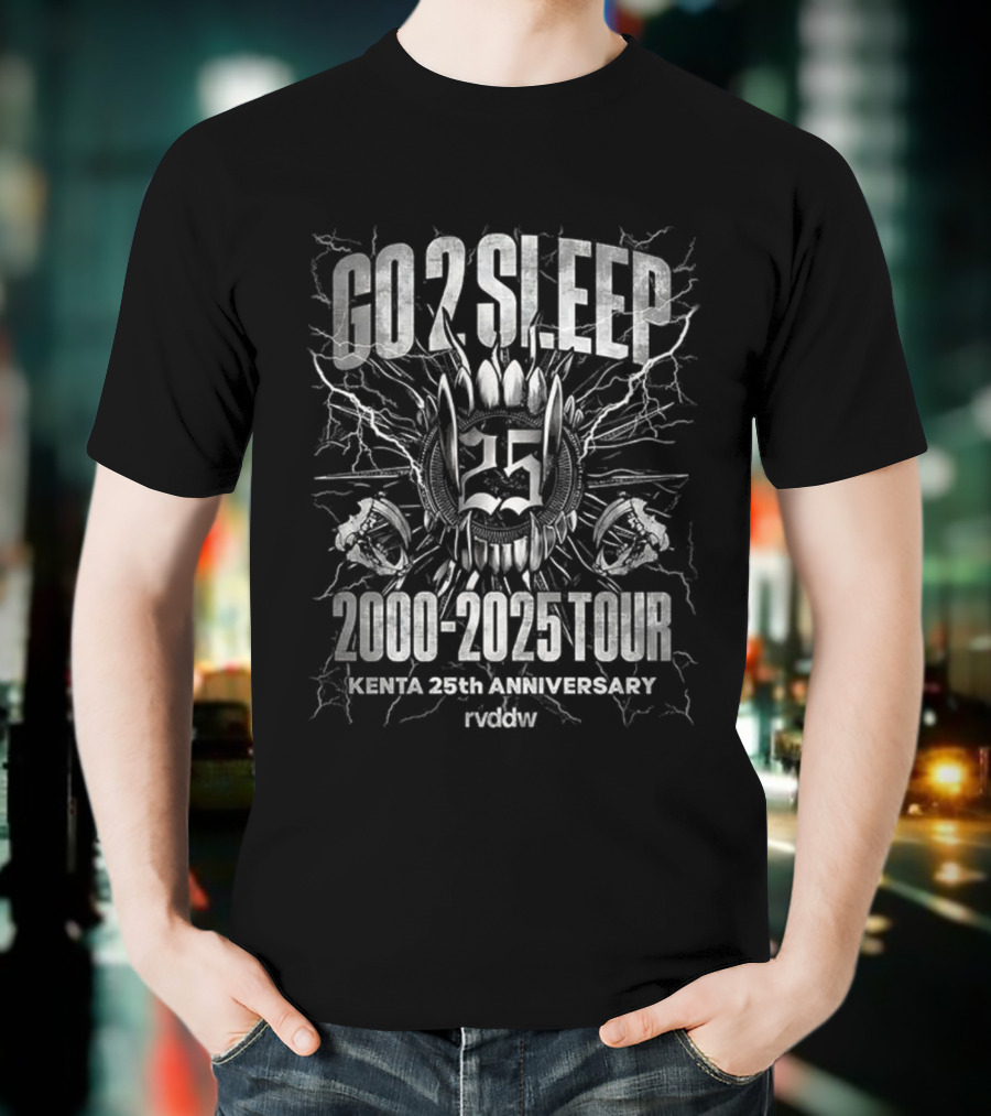 Go 2 Sleep Kenta 25th Anniversary 2000-2025 Tour T-Shirt