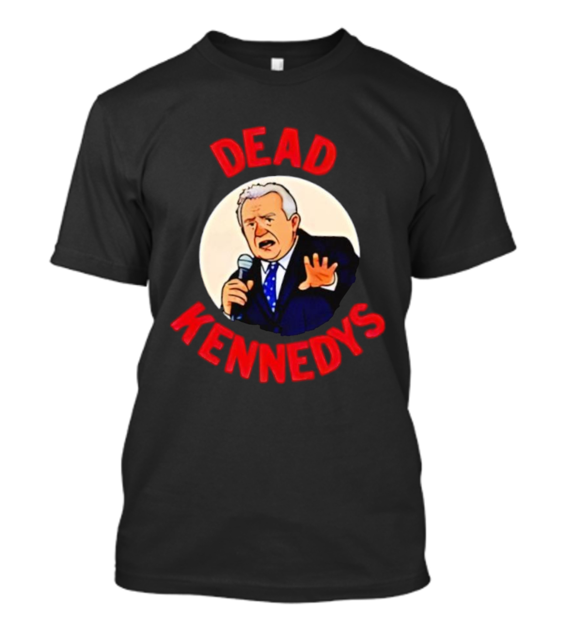 Dead Kennedys Political Parody Microphone Illustration T-Shirt