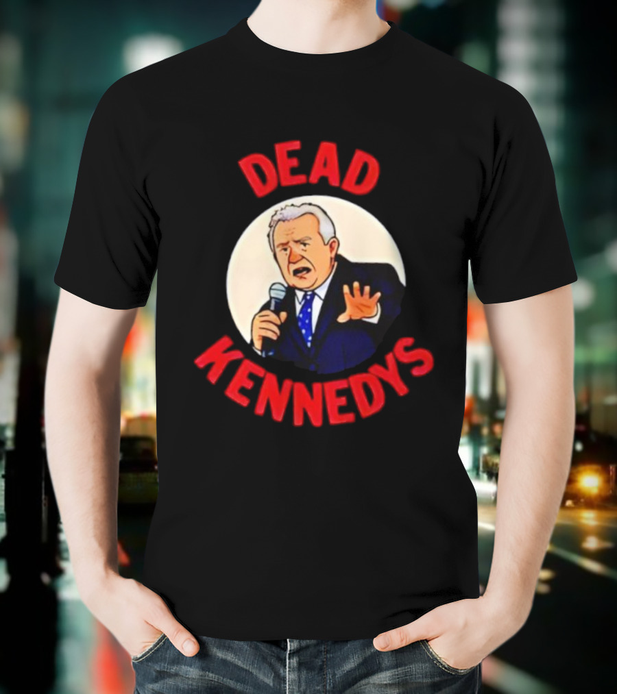 Dead Kennedys Political Parody Microphone Illustration T-Shirt