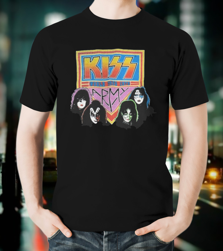 Kiss World Tour 1979 Army Klassics T-Shirt