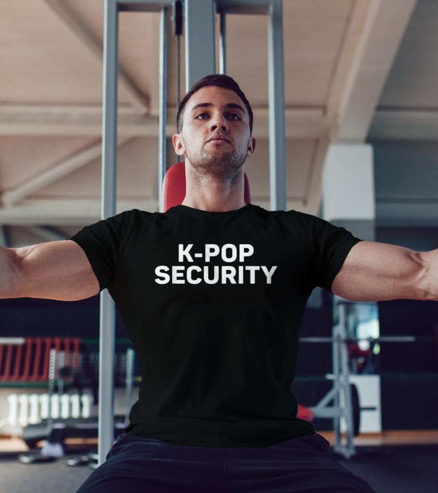 K-Pop Security фанатский мерч для любителей Kpop T-Shirt
