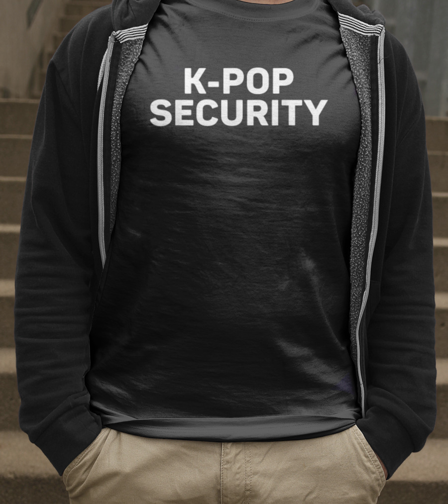 K-Pop Security фанатский мерч для любителей Kpop T-Shirt