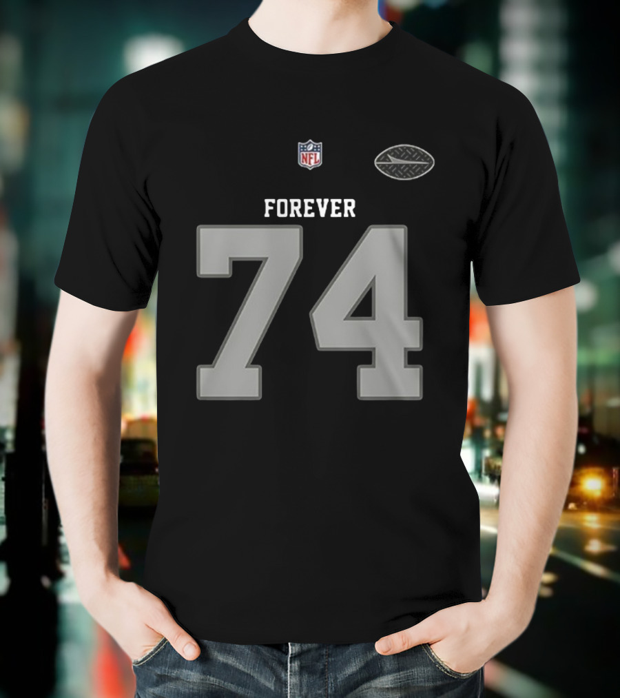 New York Jets Nick Mangold Forever 74 NFL Football T-Shirt