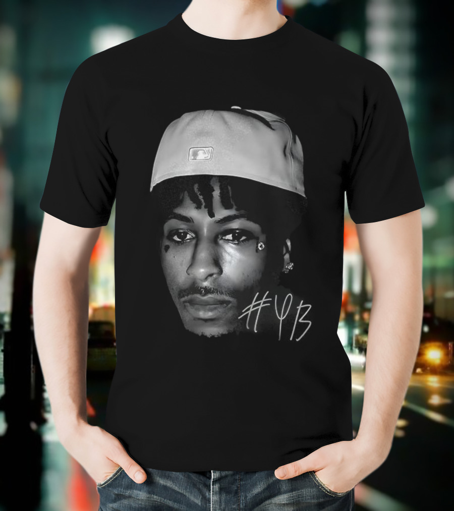 NBA Youngboy Big Face Gang Signature Cap Style T-Shirt