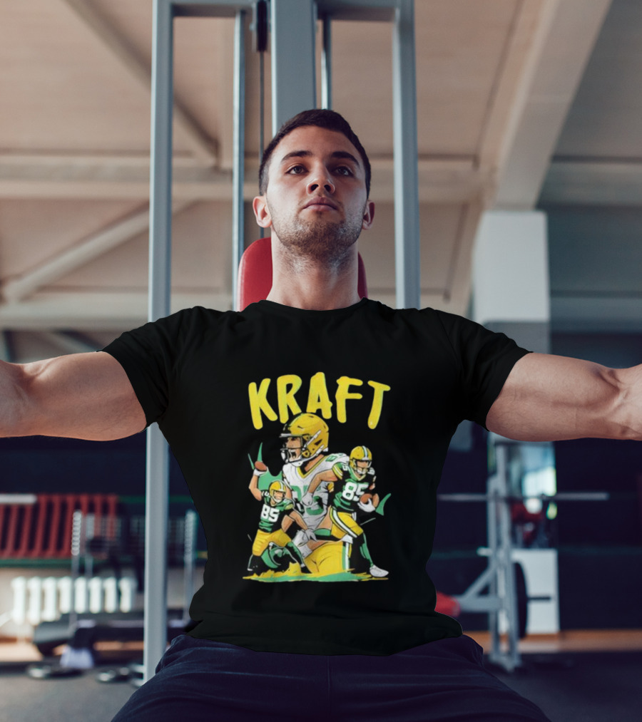 Kraft Football 85 Green Bay Packers Tucker Kraft T-Shirt