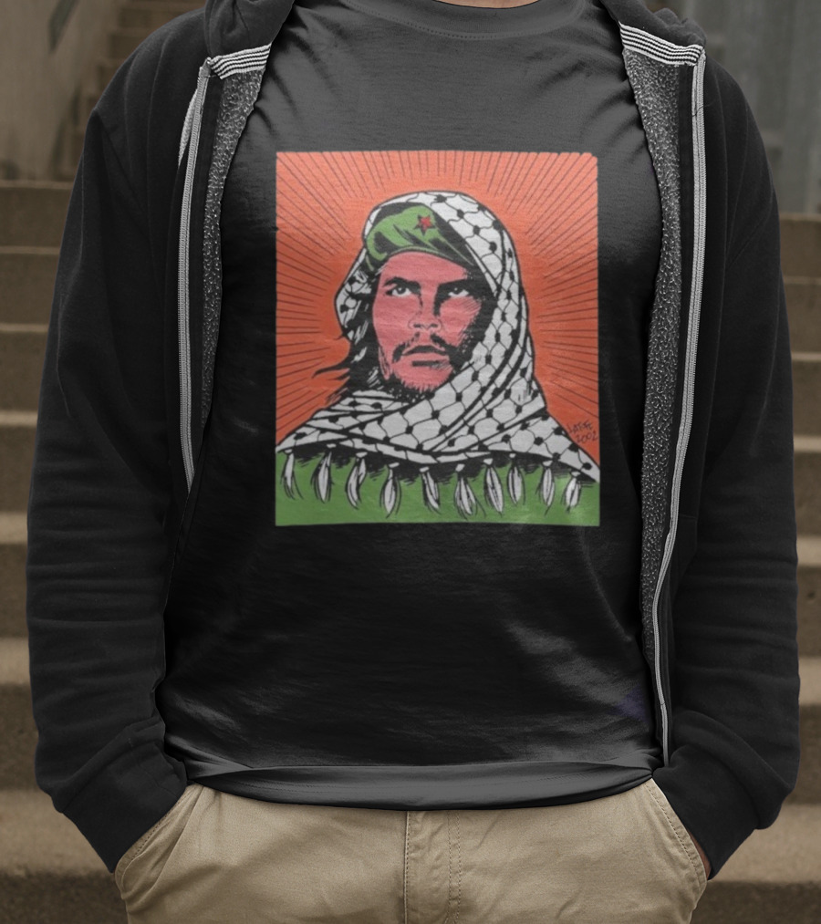 Che Guevara Keffiyeh Artistic Illustration By Latuff 2002 T-Shirt