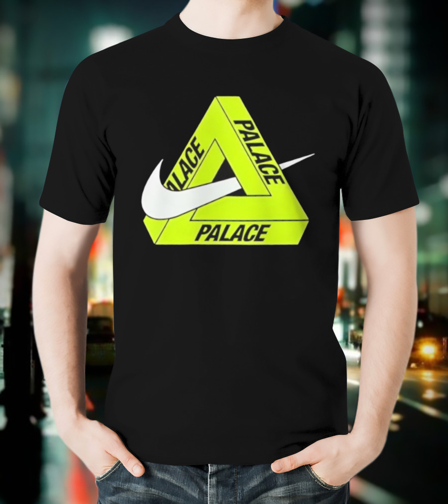Palace Tri-Ferg Swoosh Yellow Collaboration T-Shirt