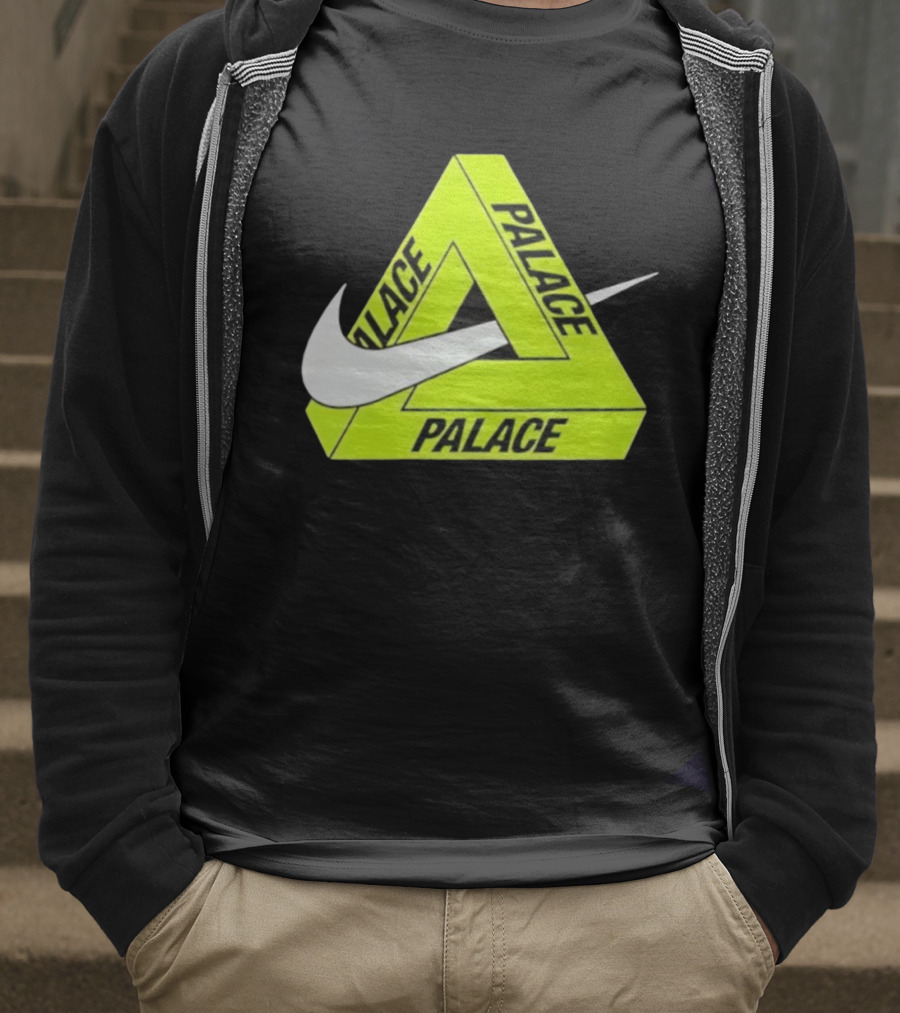 Palace Tri-Ferg Swoosh Yellow Collaboration T-Shirt