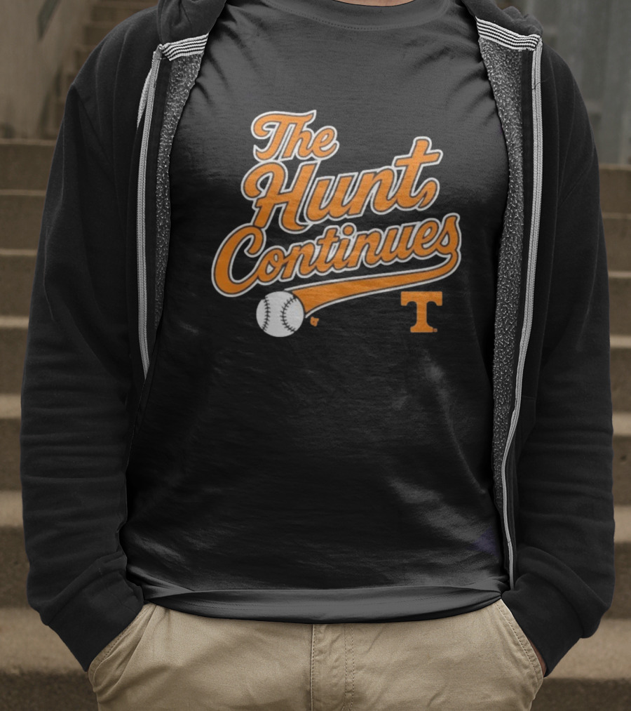Tennessee Volunteers The Hunt Continues Baseball T T-Shirt