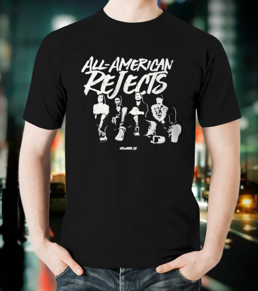 All-American Rejects Tour 2025 Pop Rock Concert Silhouettes T-Shirt