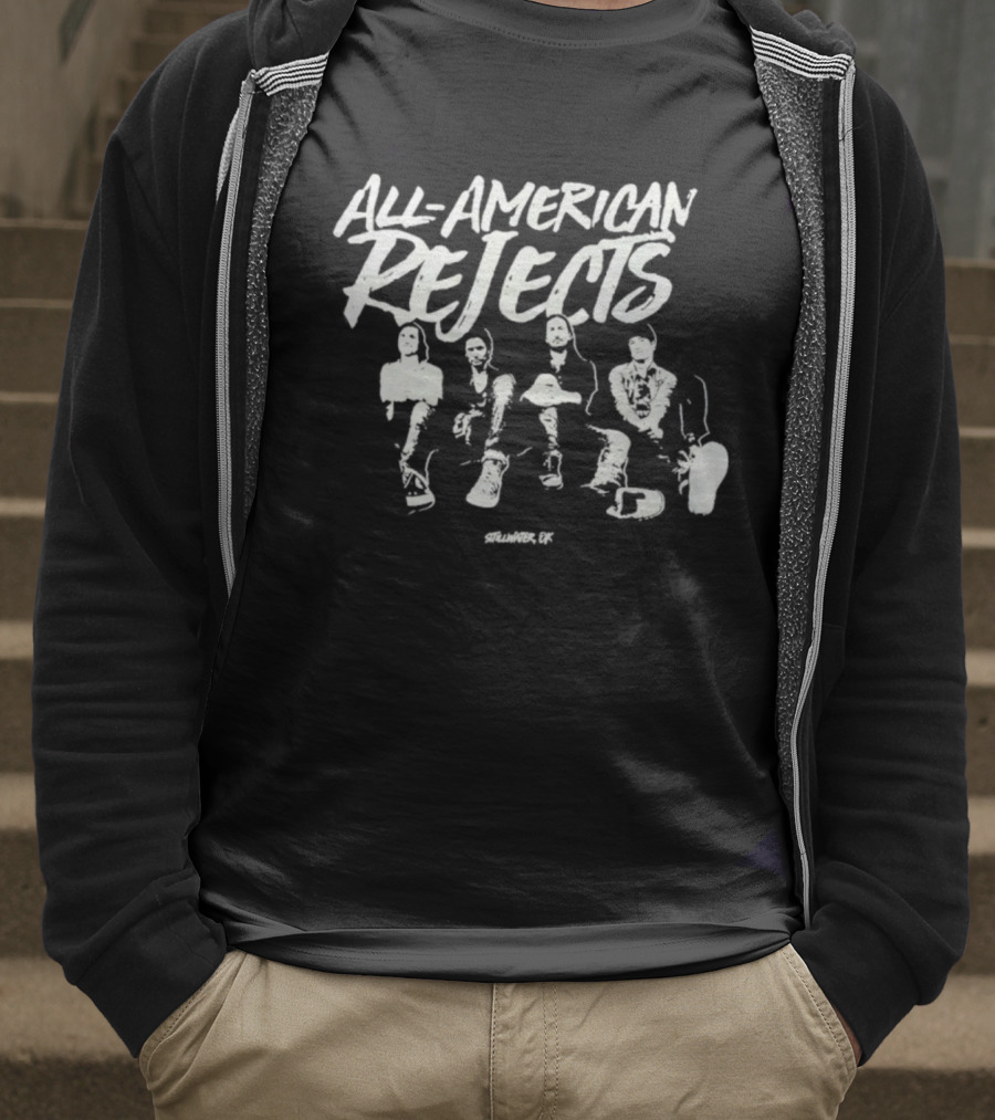 All-American Rejects Tour 2025 Pop Rock Concert Silhouettes T-Shirt