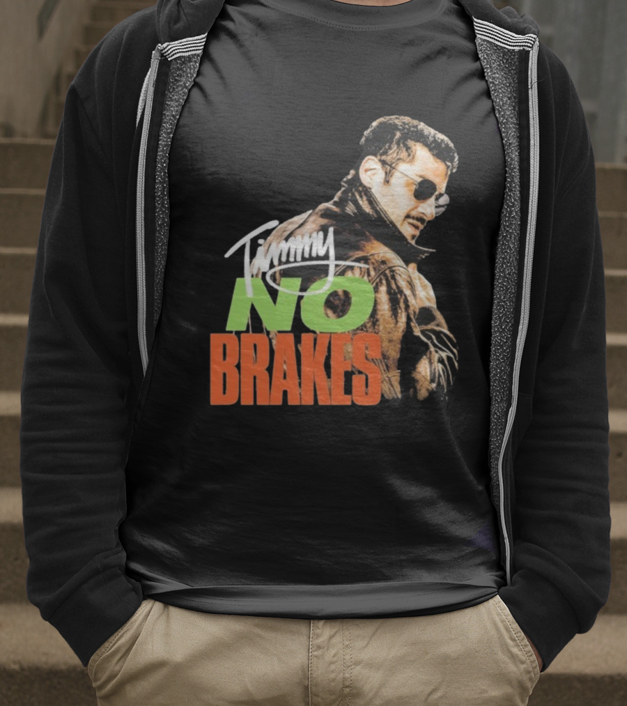 Timmy No Brakes Racing Jacket Sunglasses Style T-Shirt