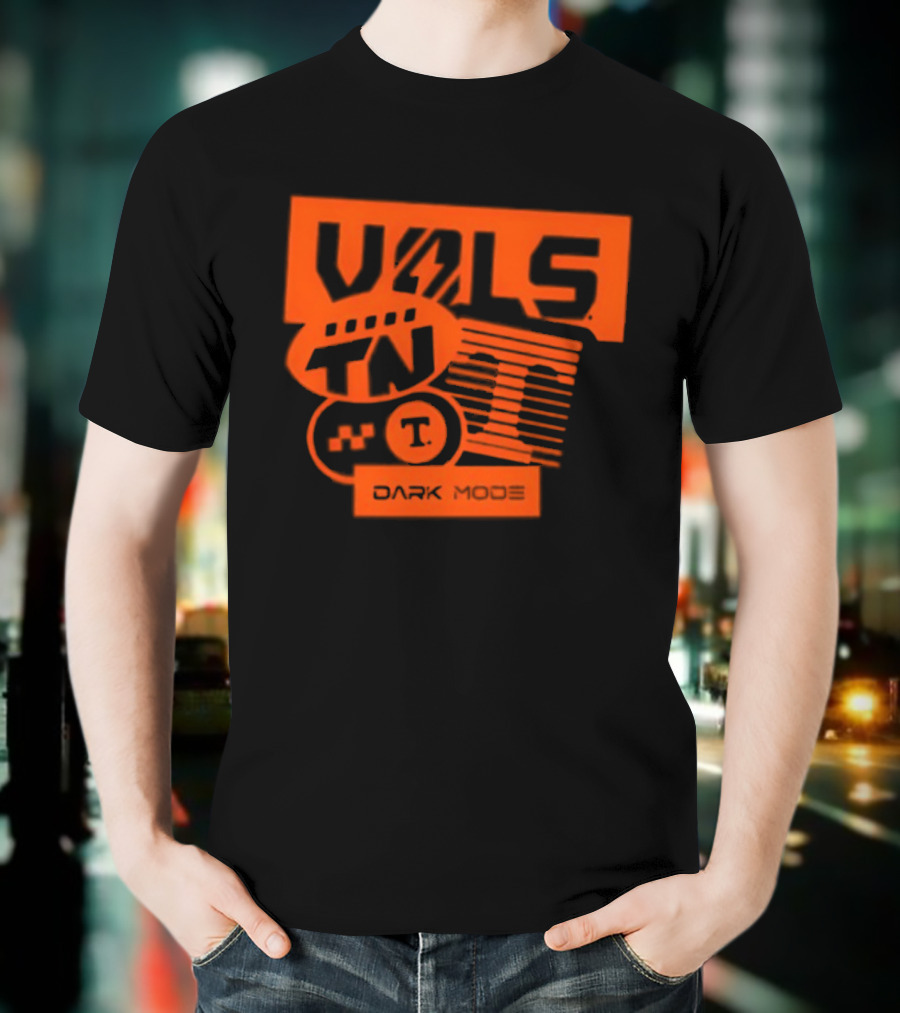 Vols Dark Mode TN Tennessee Volunteers Football UT T-Shirt