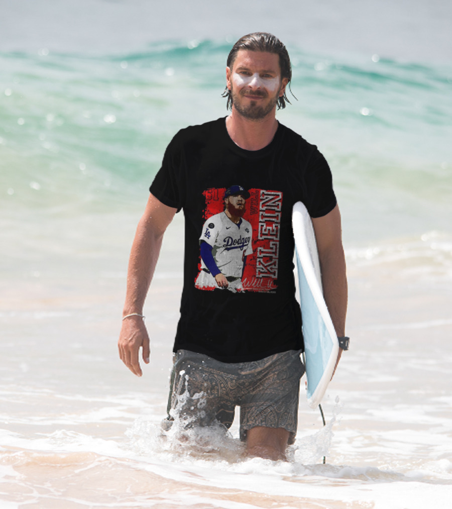 Will Klein Los Angeles Dodgers Number 61 Greatest Game Of All Time 2025 Signature T-Shirt