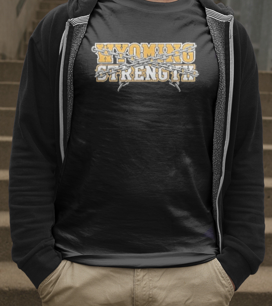 Wyoming Cowboys Strength Football Team Matchday T-Shirt
