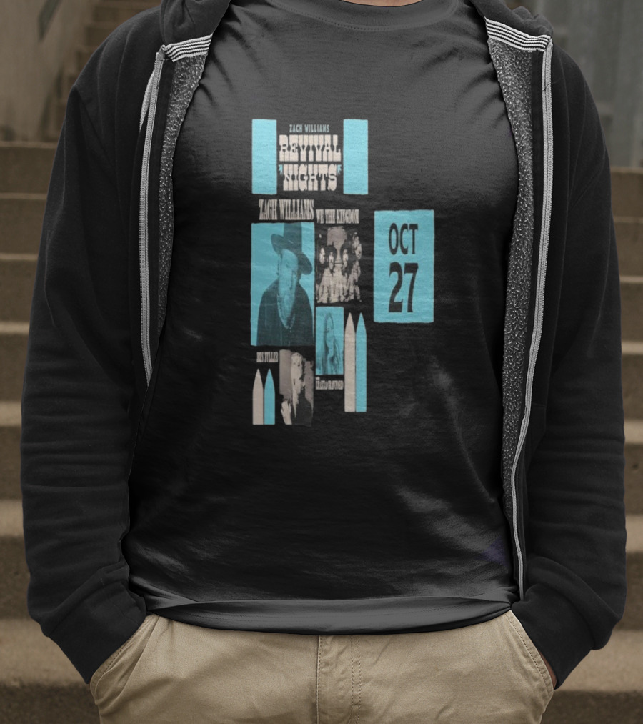 Zach Williams We The Kingdom Revival Nights Red Rocks Oct 27 2025 T-Shirt
