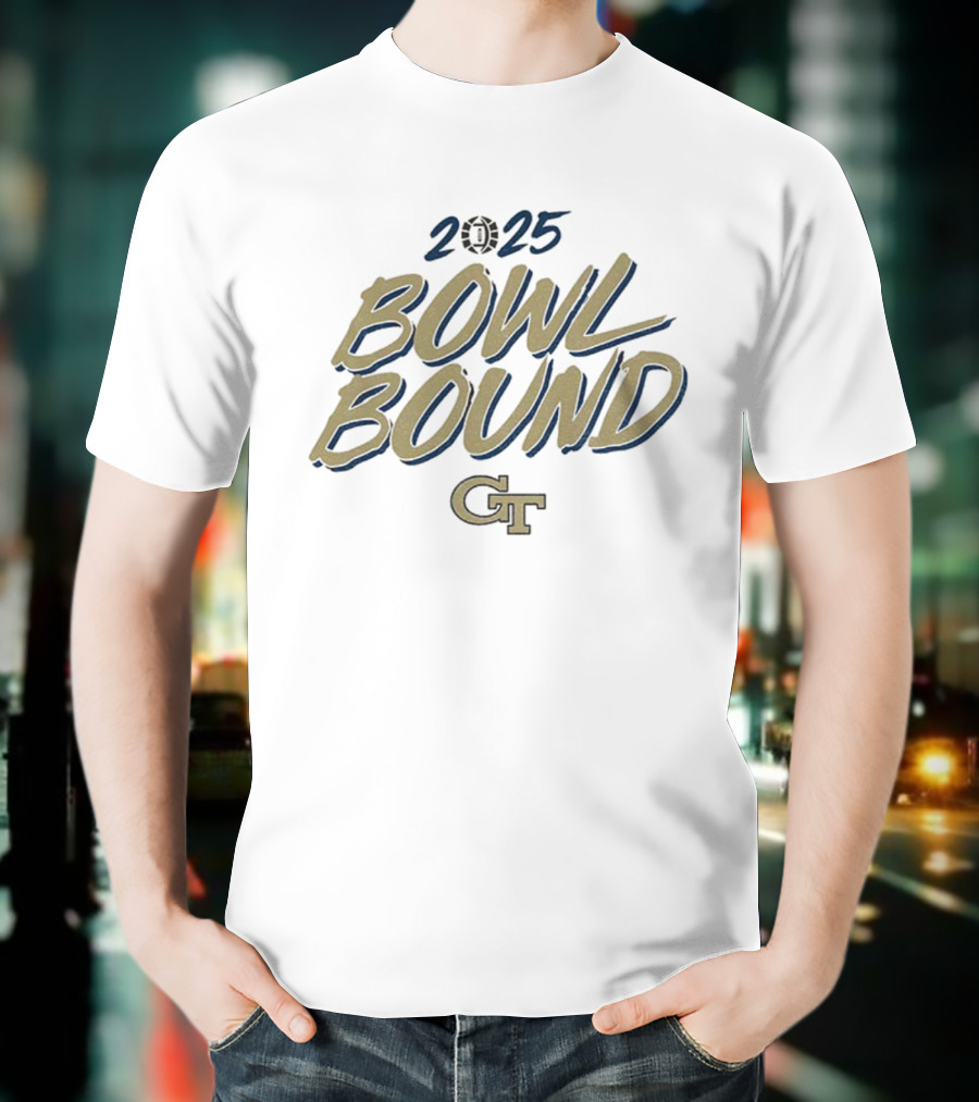 2025 Bowl Bound Georgia Tech Yellow Jackets Football CT T-Shirt