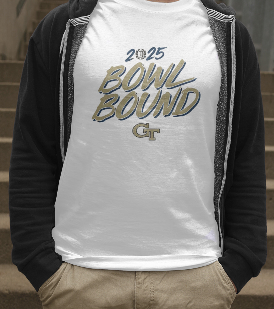 2025 Bowl Bound Georgia Tech Yellow Jackets Football CT T-Shirt