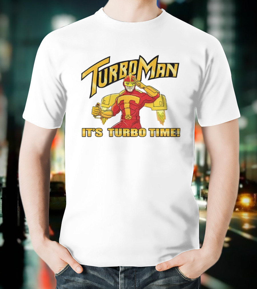 TurboMan It's Turbo Time Heroic Costume Power T-Shirt