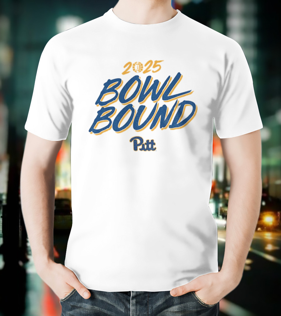 Pittsburgh Panthers 2025 Bowl Bound Pitt Football T-Shirt