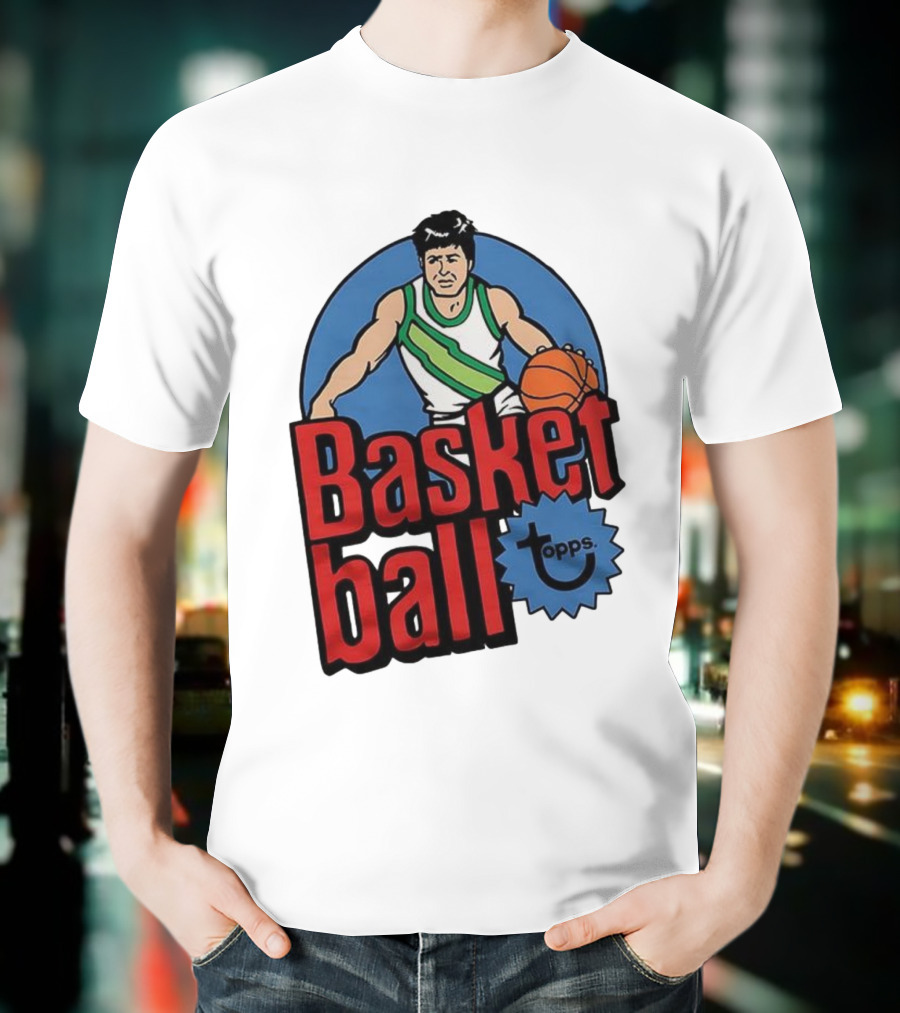 Topps Basketball 1978 Vintage Picture Cards Retro Style T-Shirt