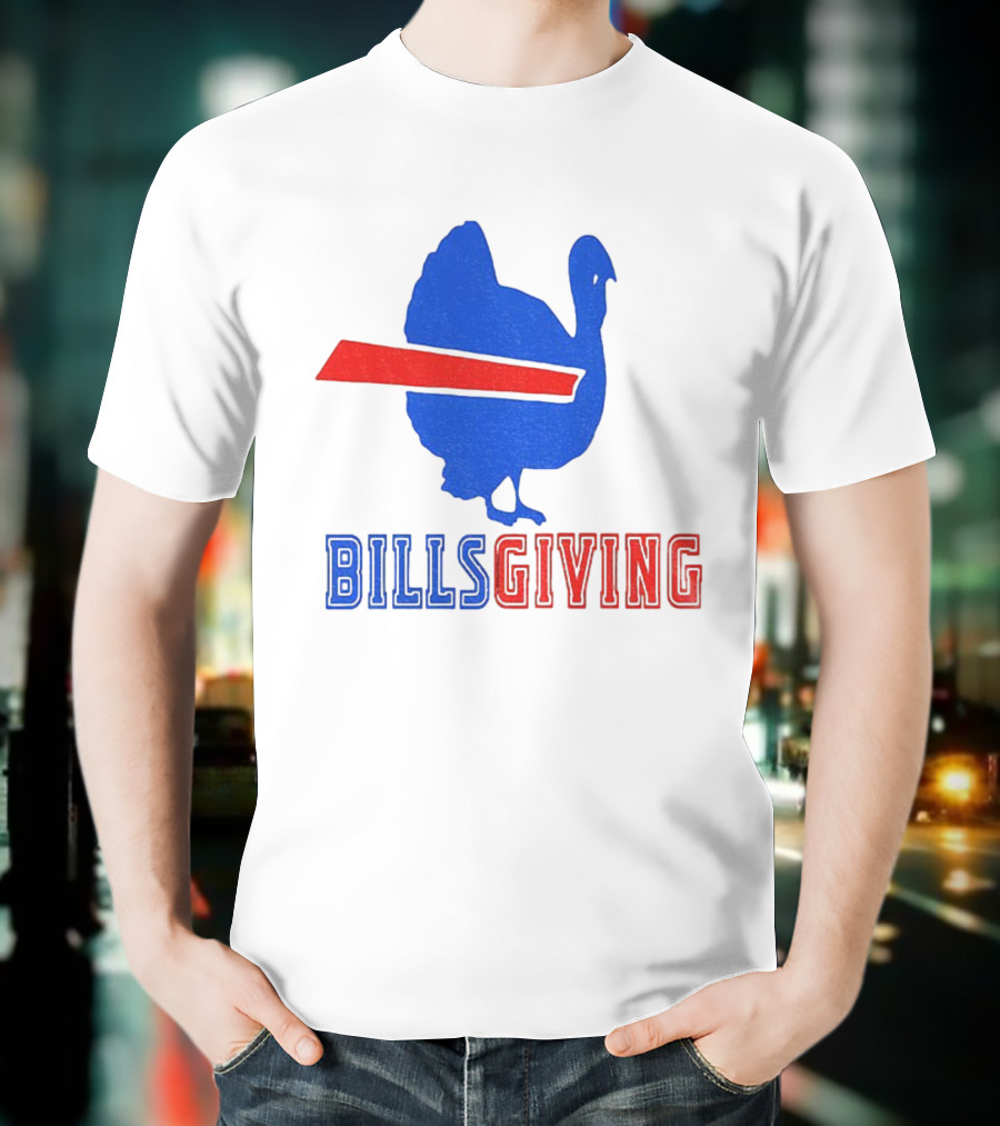 Billsgiving 2025 Turkey Buffalo Bills Thanksgiving NFL Football T-Shirt