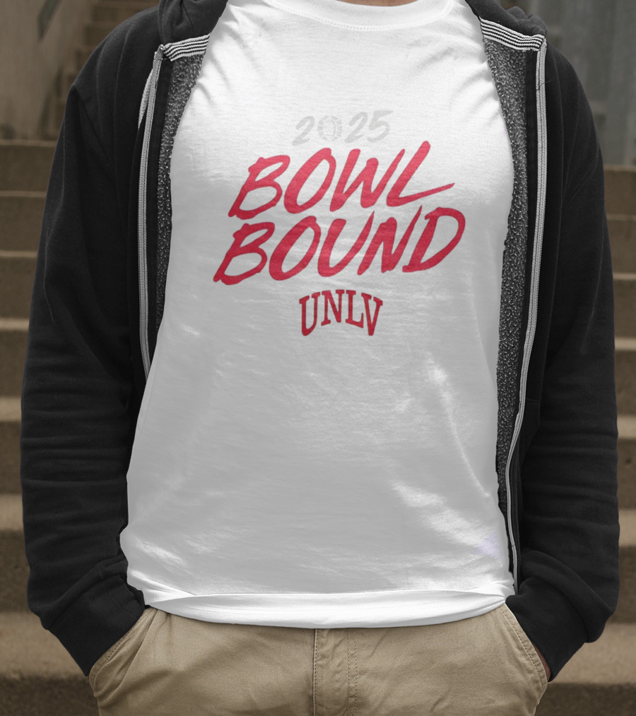 2025 Bowl Bound UNLV Rebels Football T-Shirt
