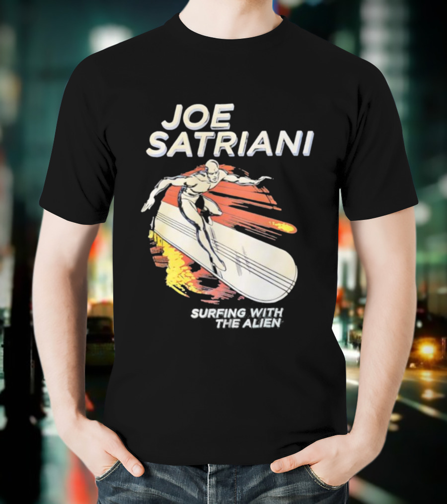Joe Satriani Surfing With The Alien Cover Art T-Shirt
