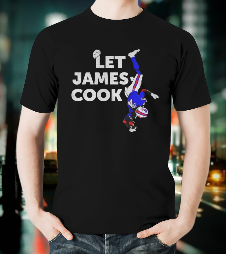 Let James Cook Football Buffalo Bills NFL Mafia Fan T-Shirt