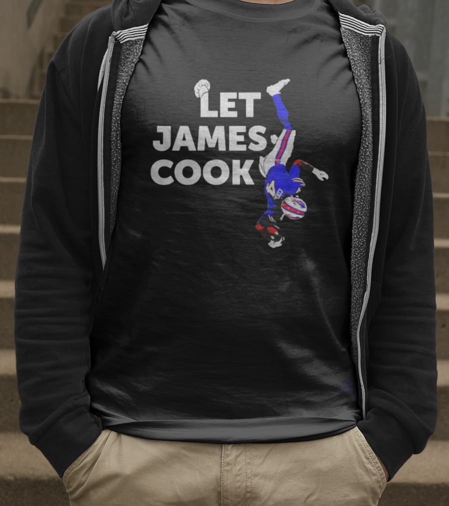 Let James Cook Football Buffalo Bills NFL Mafia Fan T-Shirt