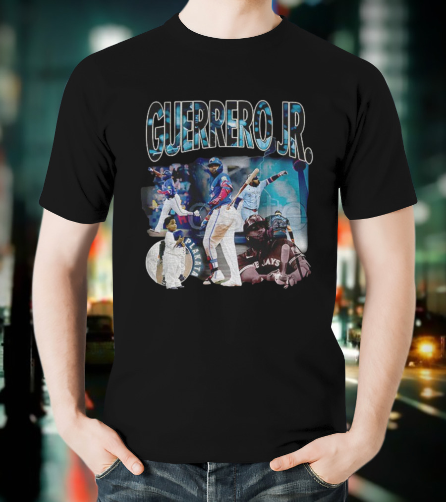 GUERRERO JR Blue Jays Baseball MVP Champions MLB Highlights T-Shirt