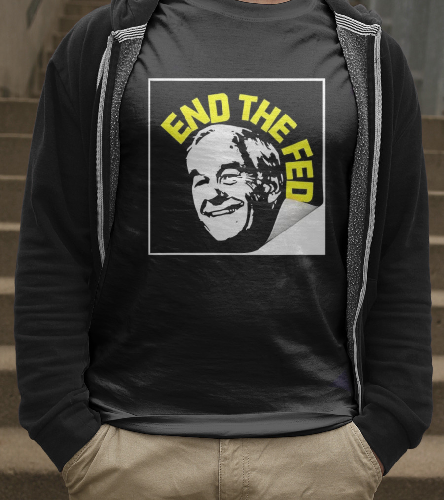 Ron Paul End The Fed Political Campaign Graphic T-Shirt