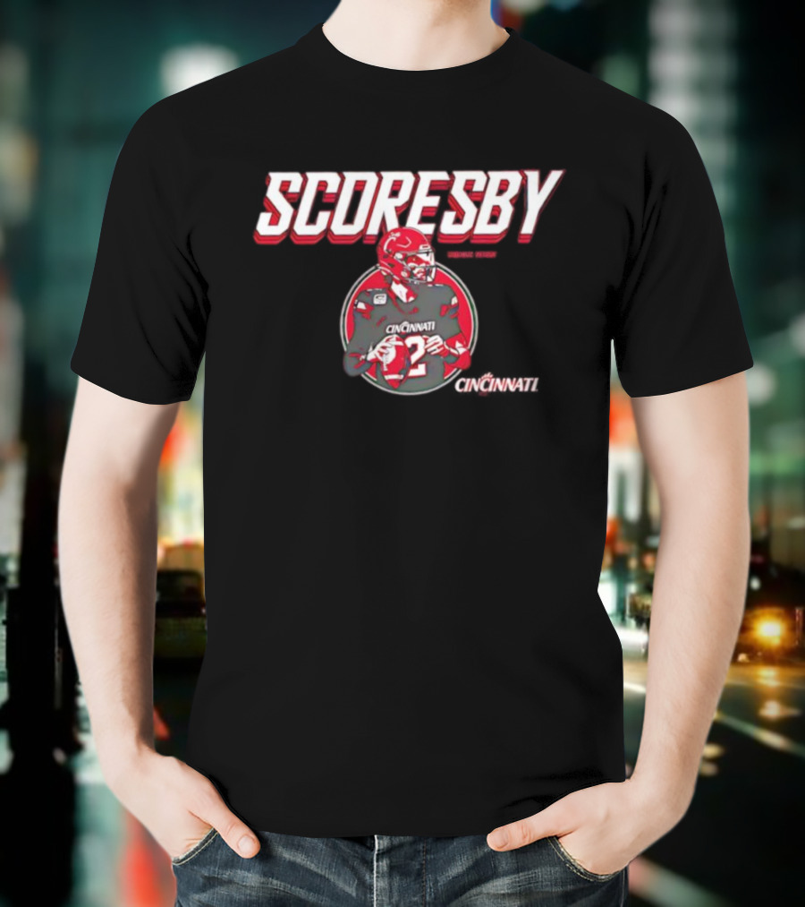 Scoresby Brendan Sorsby Cincinnati Bearcats Football Player Number 12 T-Shirt