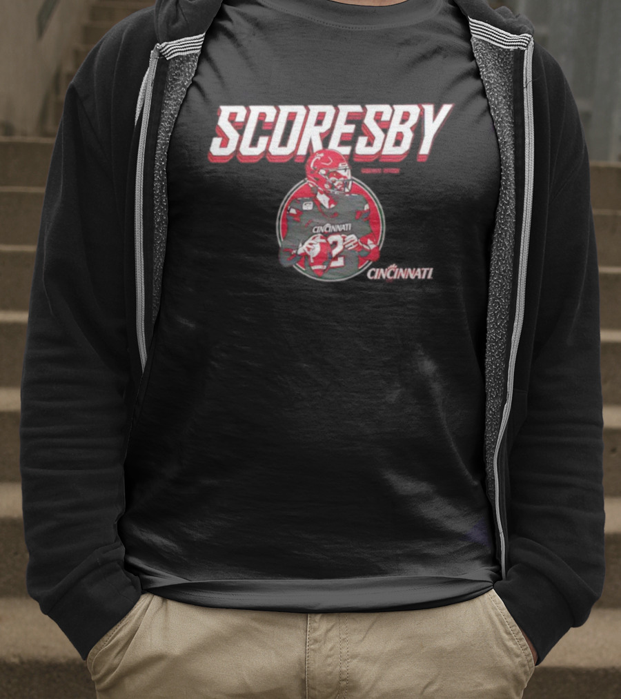Scoresby Brendan Sorsby Cincinnati Bearcats Football Player Number 12 T-Shirt
