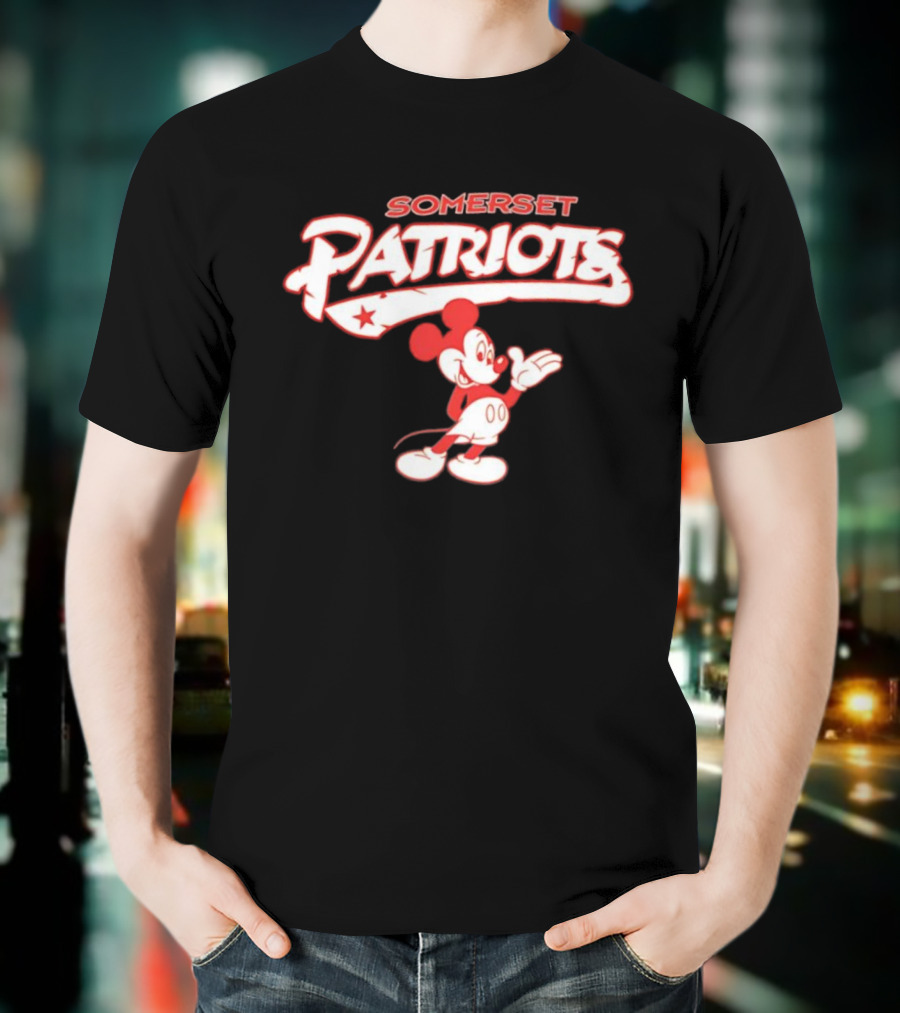 Somerset Patriots Mickey Mouse T-Shirt