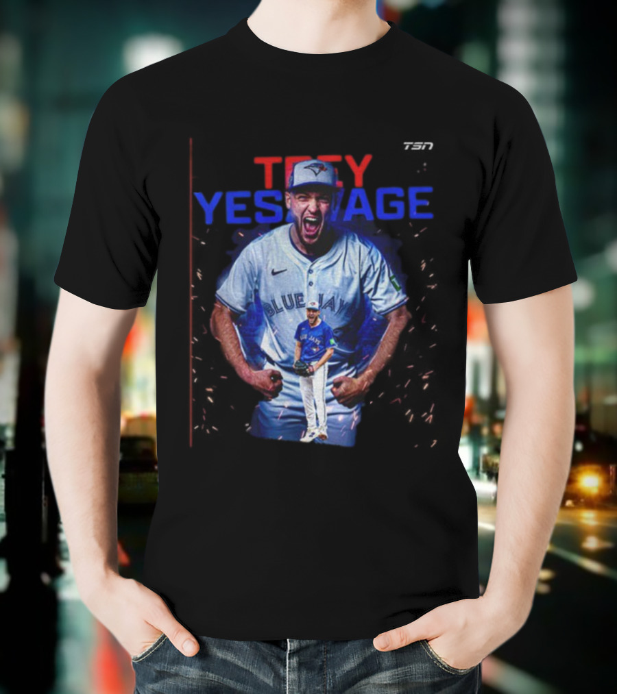 Trey Yesavage Blue Jays World Series Rookie Record 12 Strikeouts T-Shirt