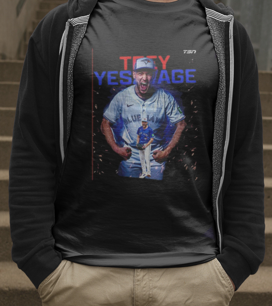 Trey Yesavage Blue Jays World Series Rookie Record 12 Strikeouts T-Shirt