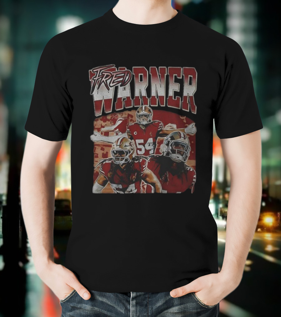 Fred Warner 54 San Francisco 49ers Football NFL Vintage 2025 T-Shirt