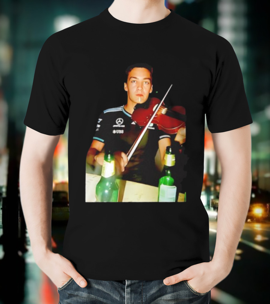 Mercedes George Russell Violin UBS Racing Team T-Shirt