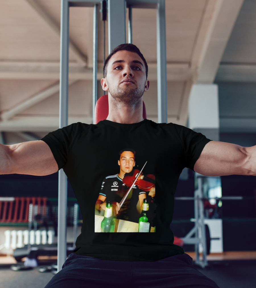 Mercedes George Russell Violin UBS Racing Team T-Shirt