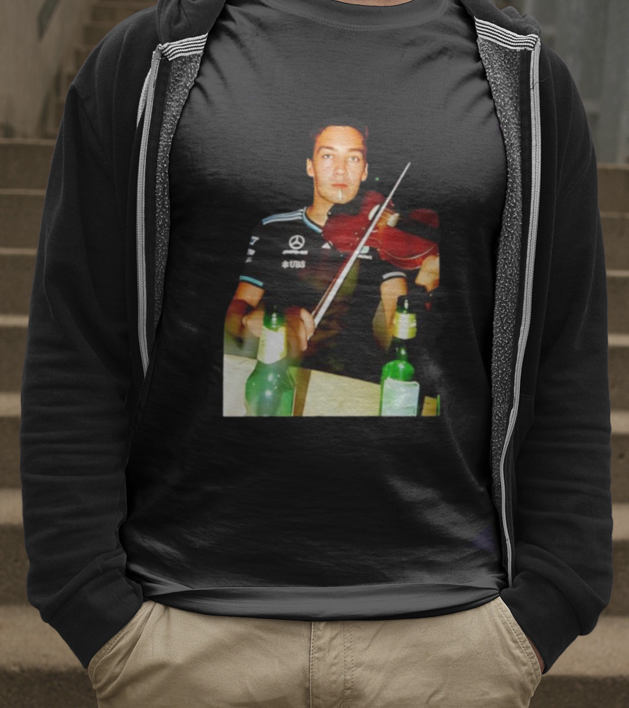 Mercedes George Russell Violin UBS Racing Team T-Shirt
