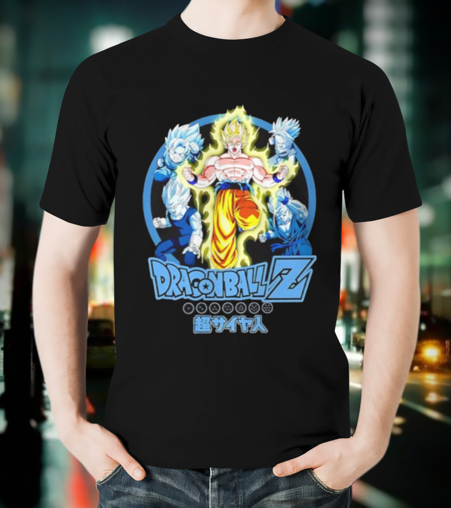 Dragon Ball Z Goku Super Saiyan Transformations T-Shirt