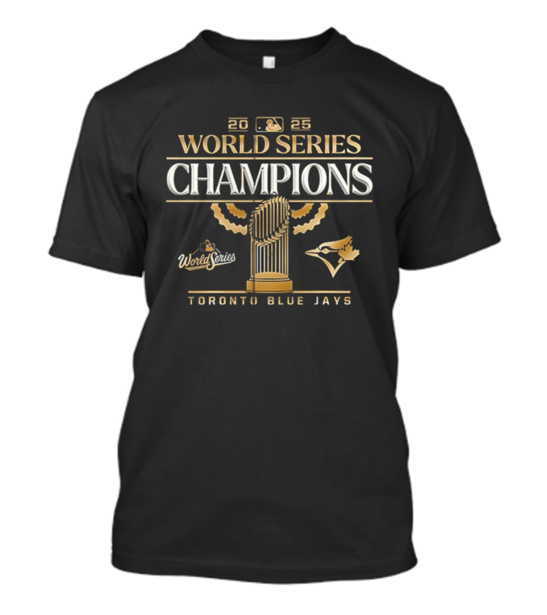 Toronto Blue Jays 1992 1993 World Series Champions Trophy Team Signature T-Shirt