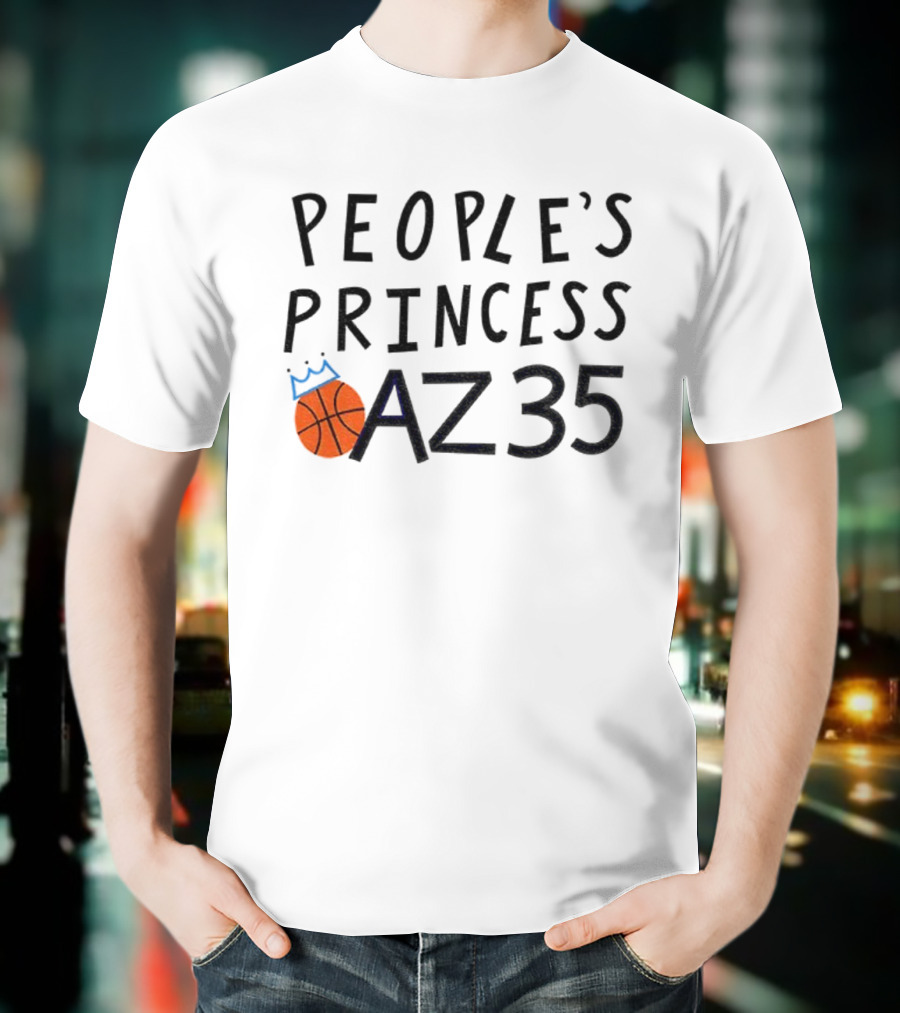 People's Princess AZ35 Crown Basketball T-Shirt