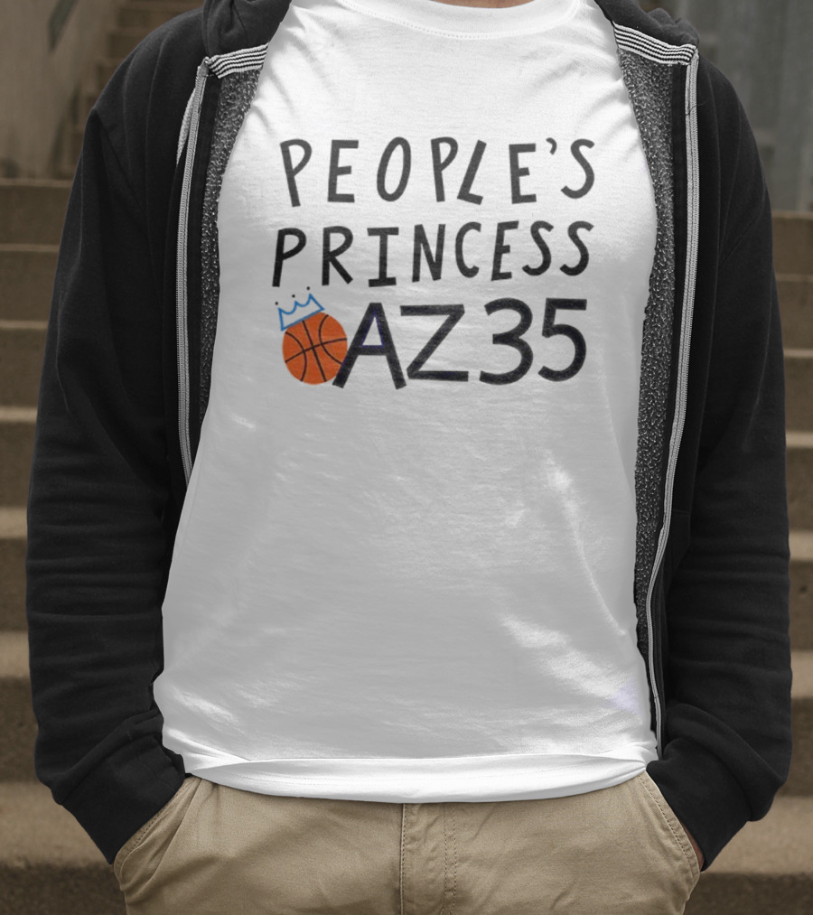 People's Princess AZ35 Crown Basketball T-Shirt